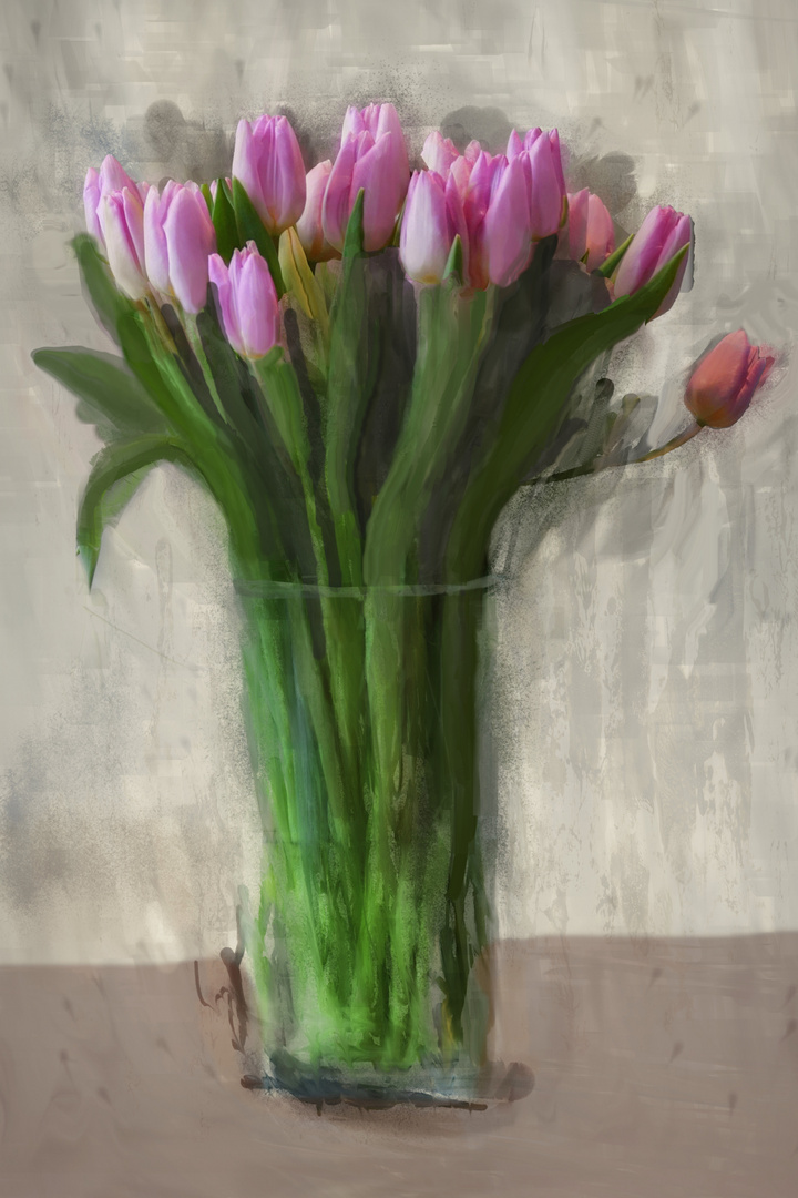 Tulpen in Glass