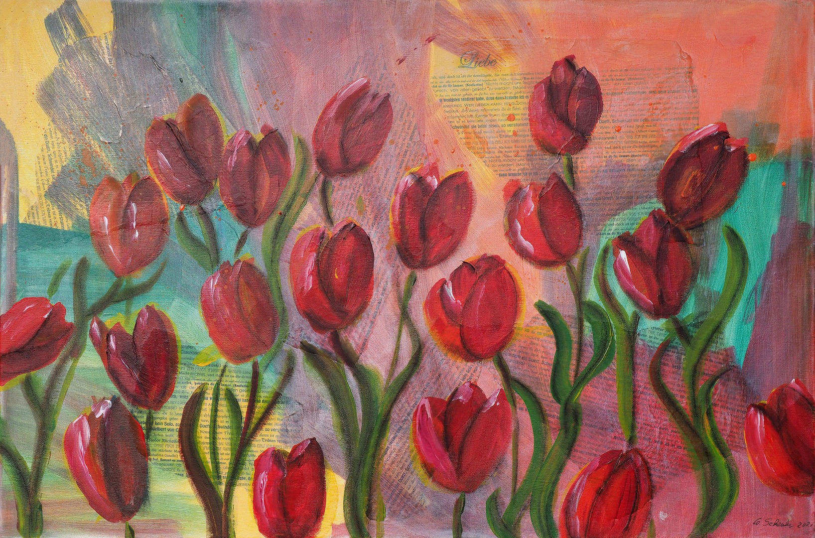 TULPEN IN ROT