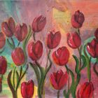 TULPEN IN ROT