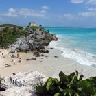 Tulum, Blick auf die Karibische See