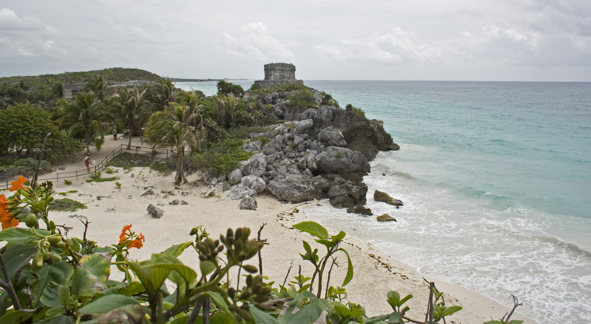 Tulum, frühere Hafenstadt der Mayas in Mexiko