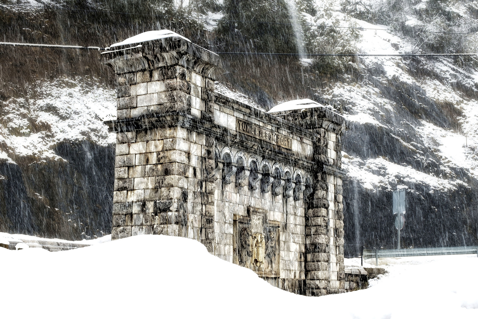 Tunel del Somport. Canfranc. Huesca