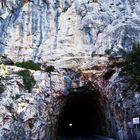 Túnel hacia embalse de Cuber, Mallorca