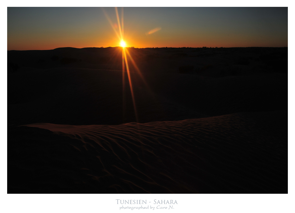 Tunesien / 08 - Sonnenaufgang über der Sahara