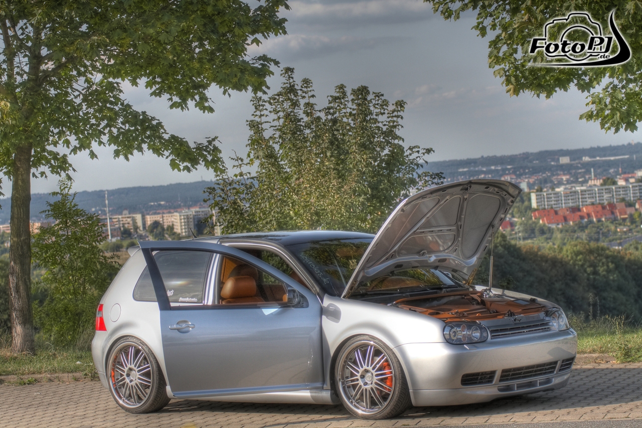 Tuning Show Car VW Golf 4 in HDR