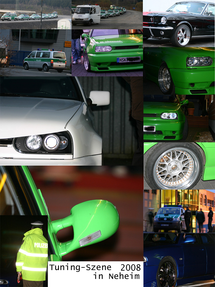 Tuning-Szene Collage