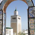 Tunis 2016; Blick auf die Zaituna von einer der berühmten Terassen