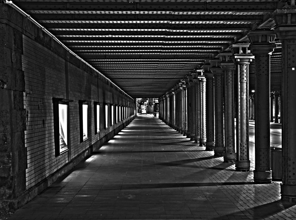 Tunnel am Bahnhof von Hannover in SW