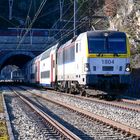 Tunnel de Trooz mit Doppeldecker (B)