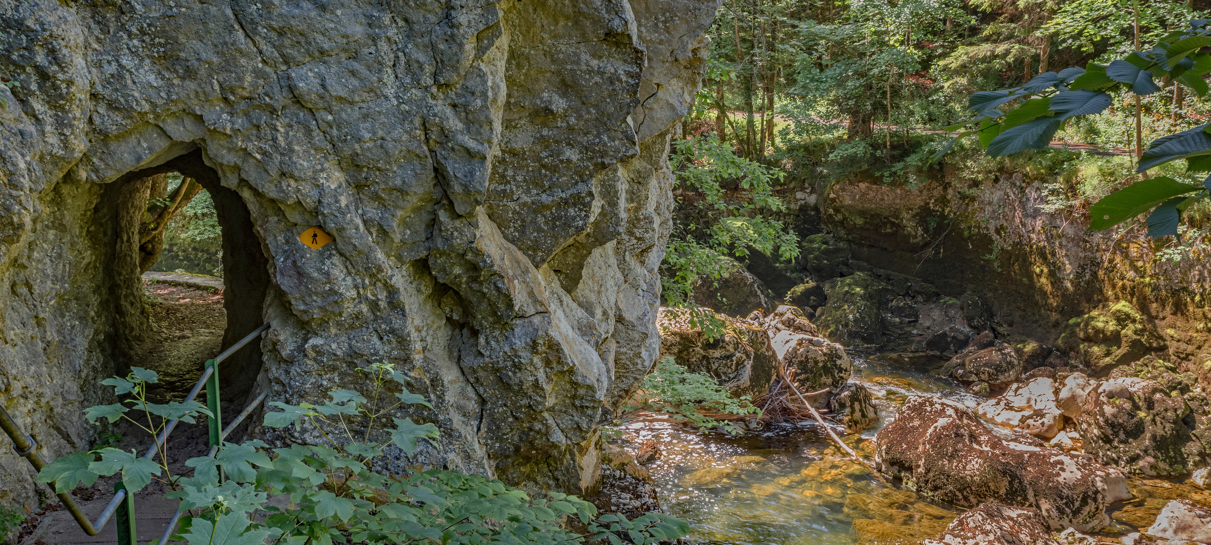 Tunnel für Wasserscheue