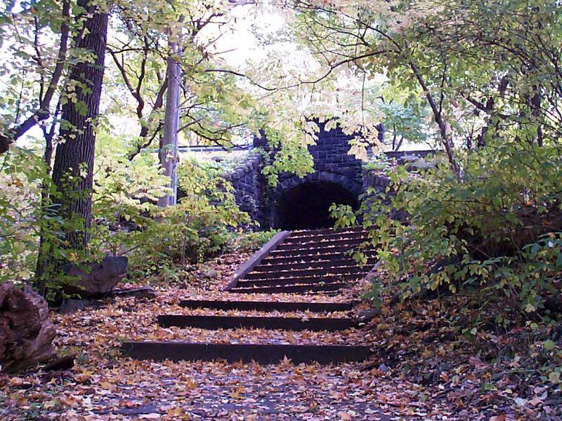 Tunnel im Herbst