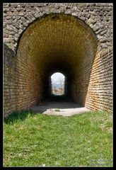 Tunnel in das Amphitheater