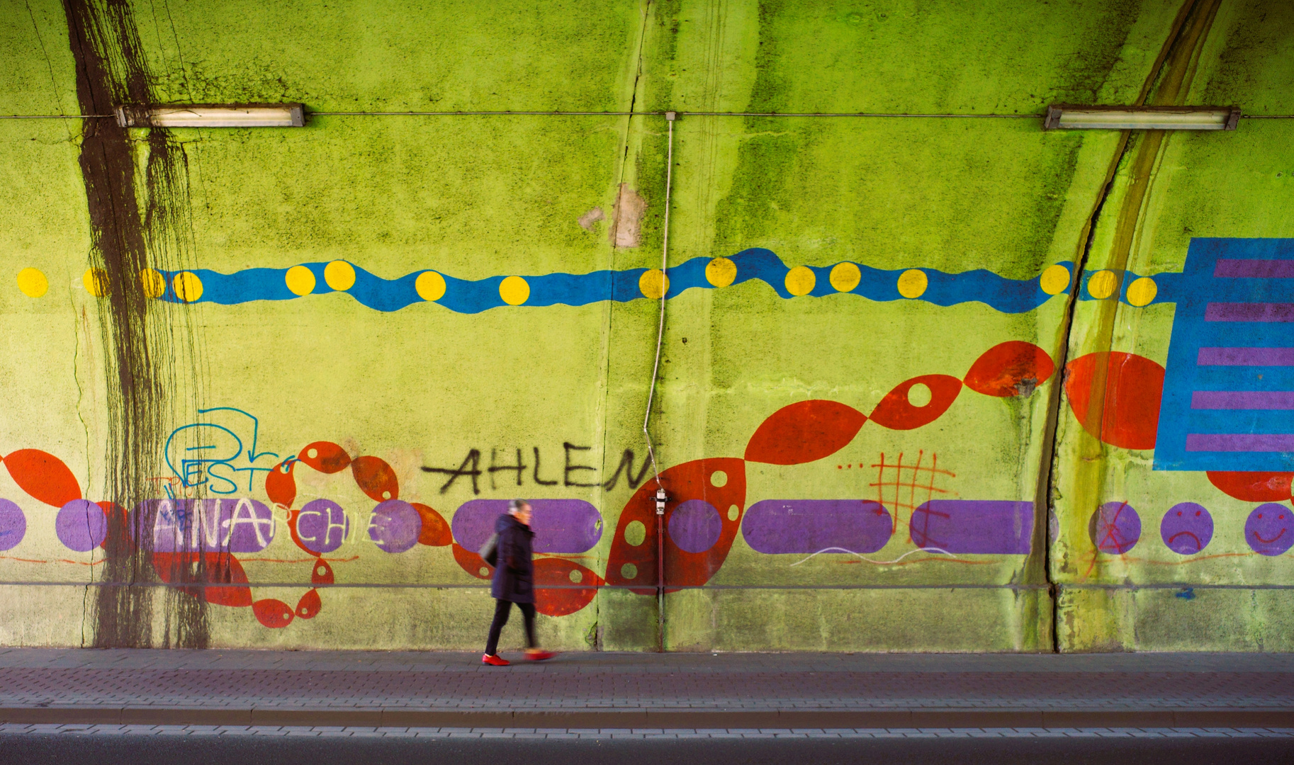 Tunnel in Farbe