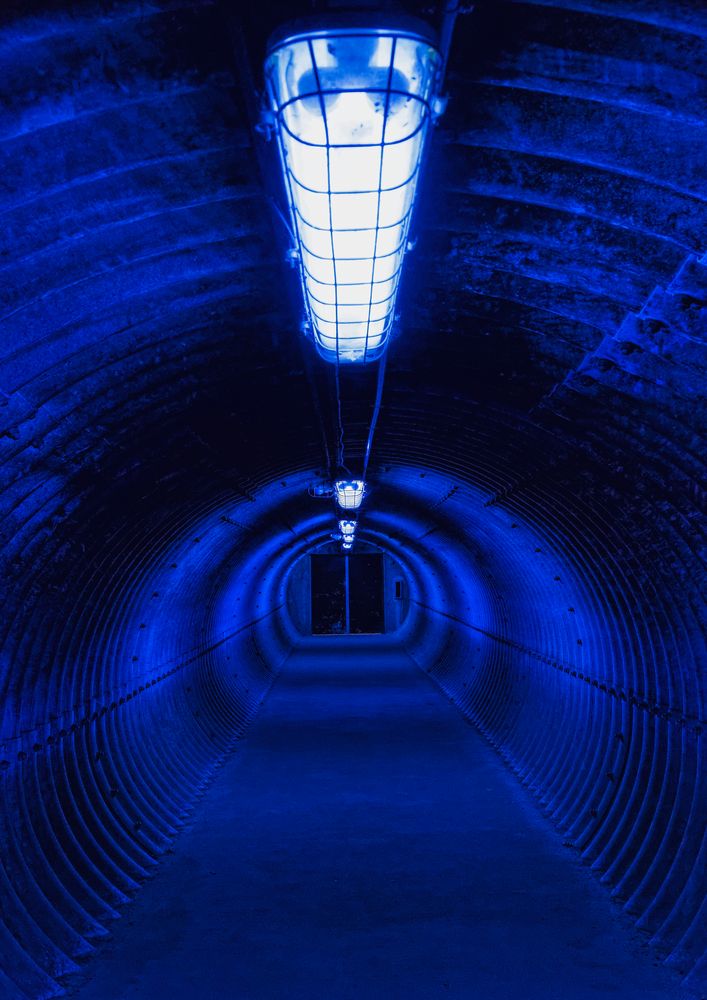 Tunnel unter der Kokerei