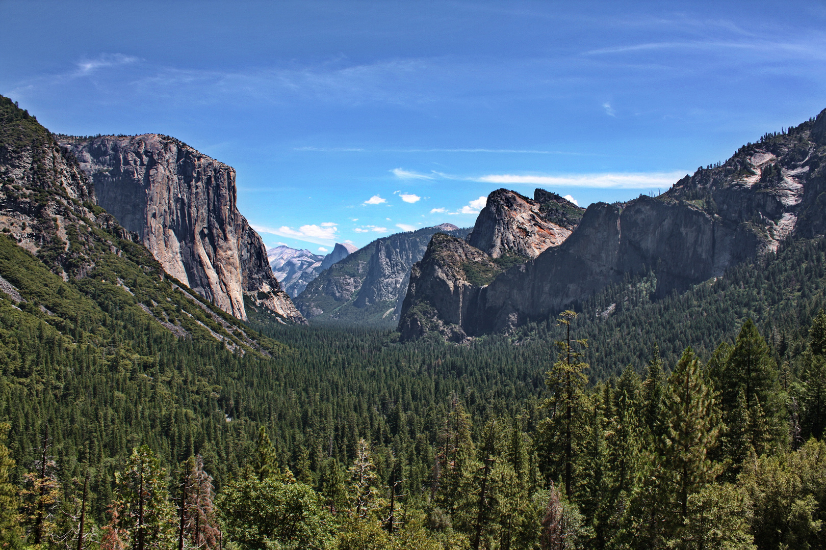 Tunnel View am Yosemite Valley