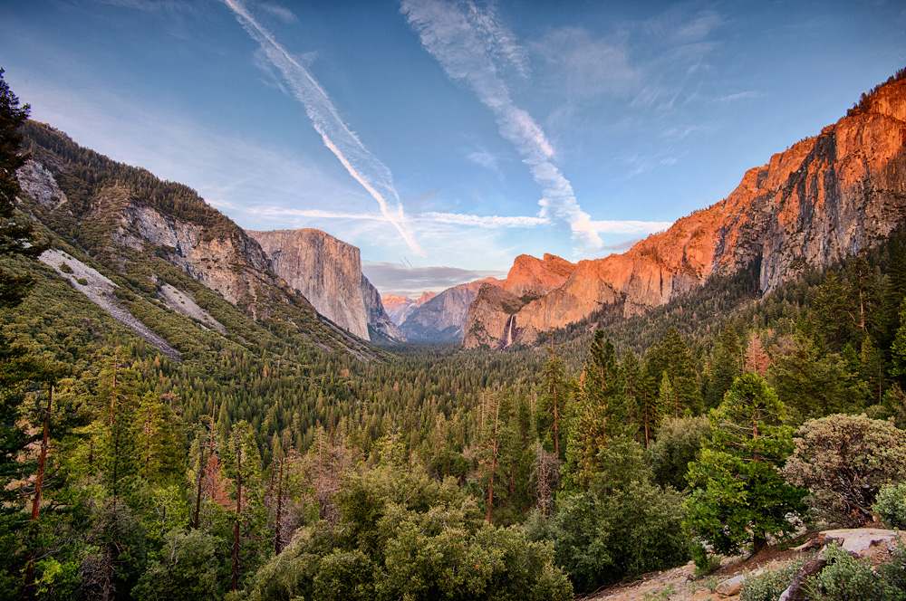 Tunnel View in Yosemite Park (Kalifornien)