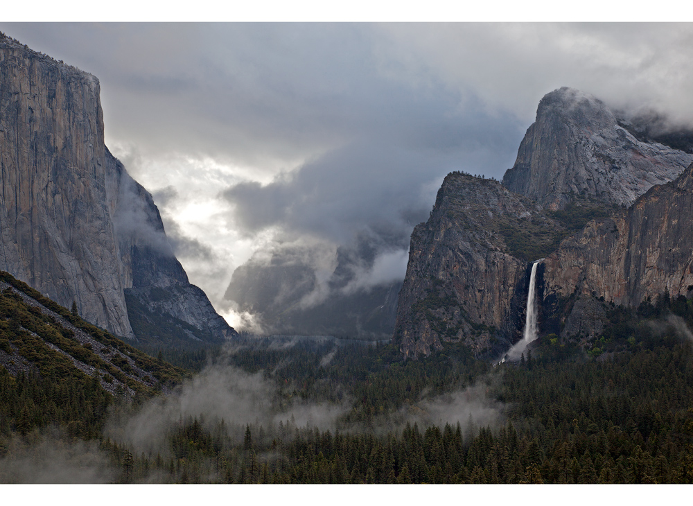 Tunnel View Misty Morning