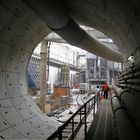 Tunnelbau unter Leipzig