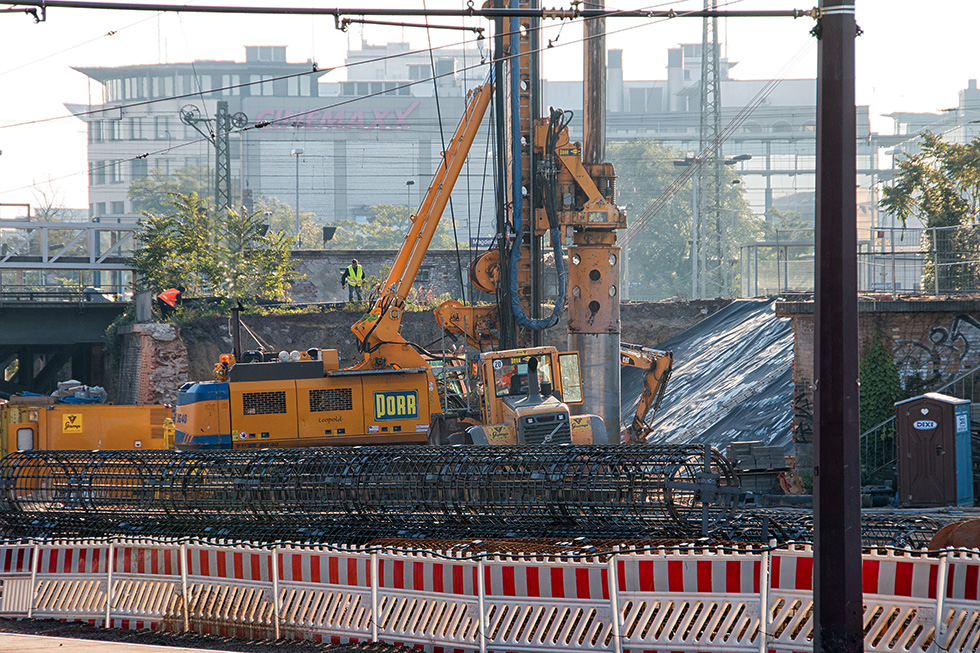 Tunnelbaustelle Damaschkeplatz....