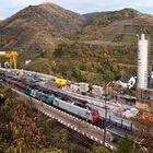 Tunnelbaustelle im Freien