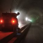 Tunnelreinigung Gotthard Basistunnel