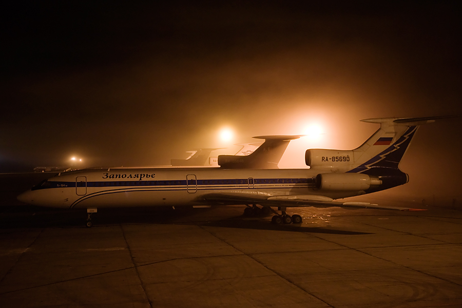 Tupolew 152 Nebelstimmung