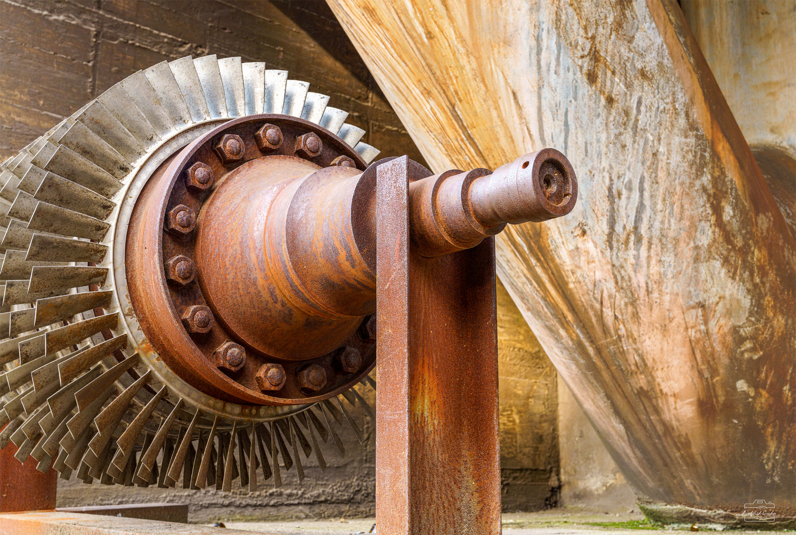 Turbine - im Landschaftspark Duisburg