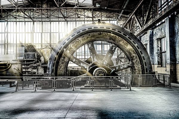 Turbinenhalle der Henrichshütte in Hattingen ...