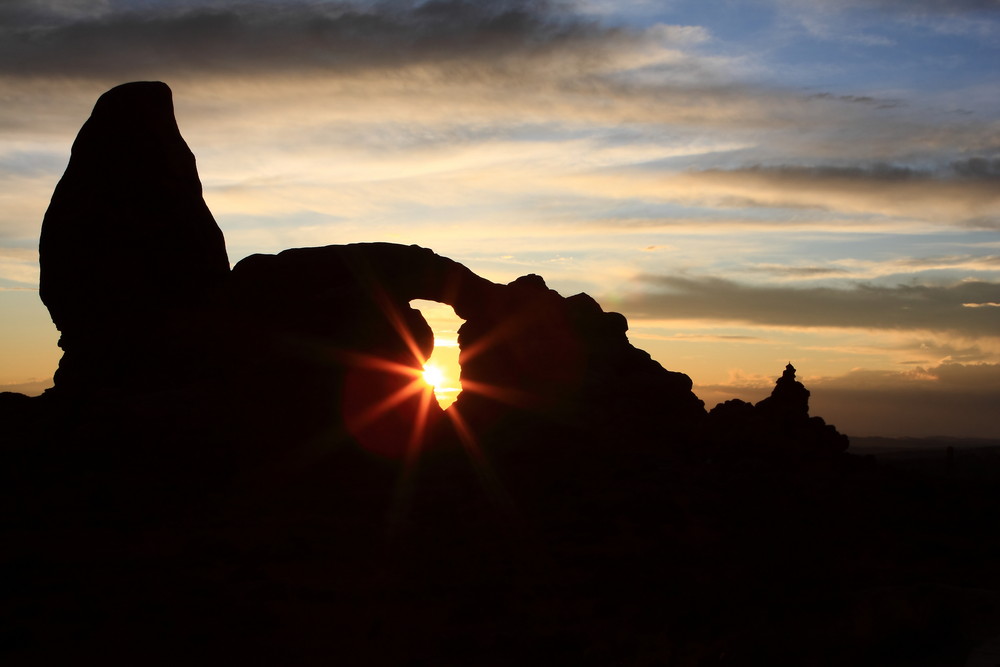 Turett Arch Sunset