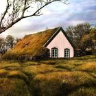 Turf church Hofskirkja - Island