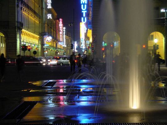Turin bei Nacht