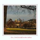 TURIN- COUCHER DE SOLEIL AU PARC VALENTINO