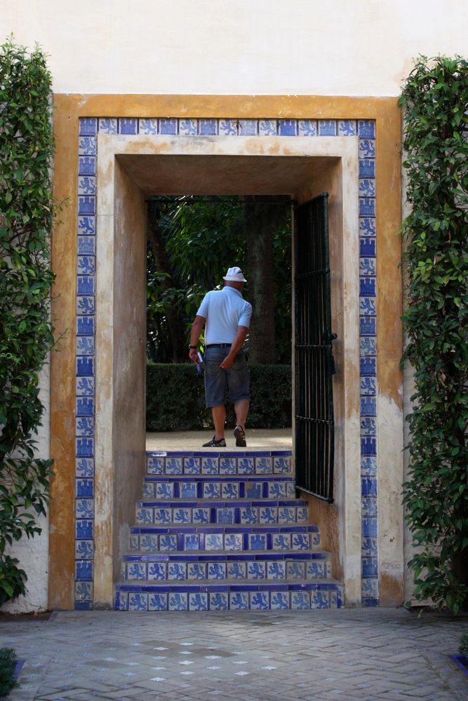 turista cazado. esta foto no estaba preparada