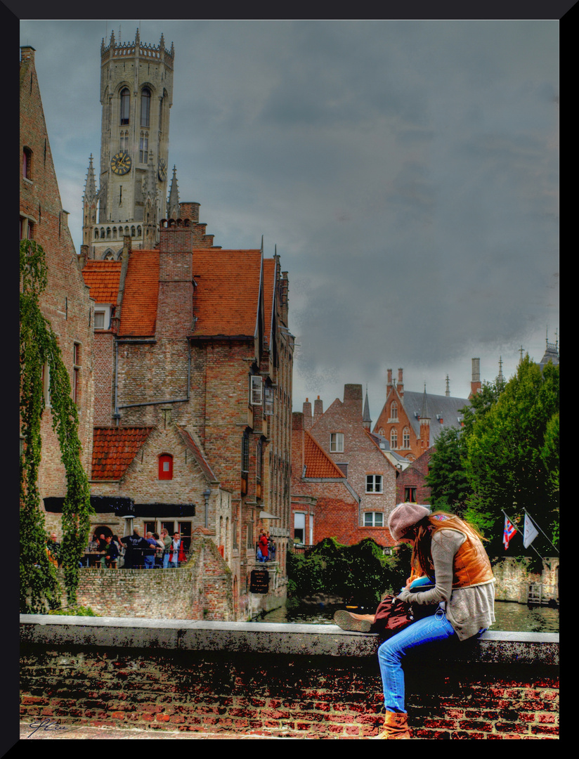 turista en Brujas