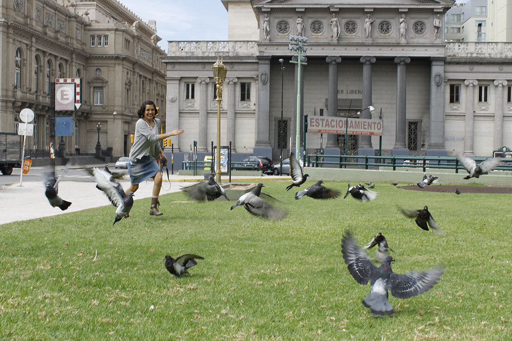 Turista mexicana molestando a residentes porteños