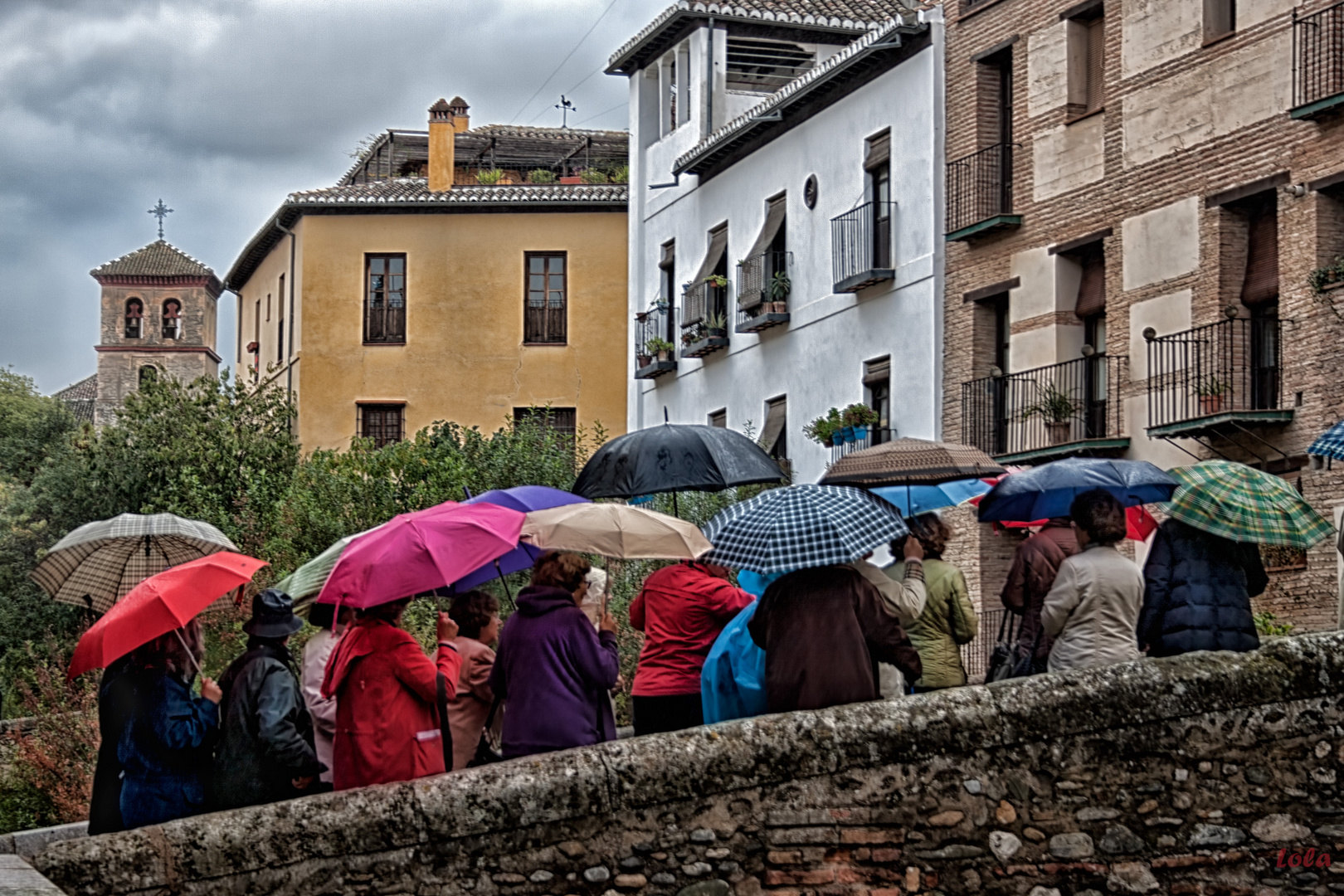 Turistas en la Carrera del Darro