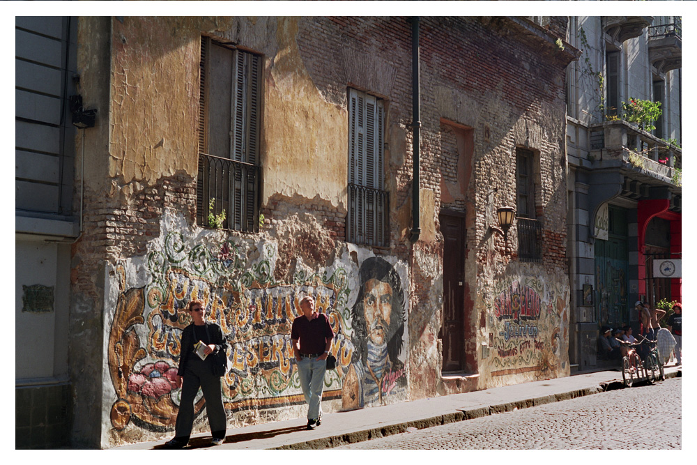 Turistas en San Telmo