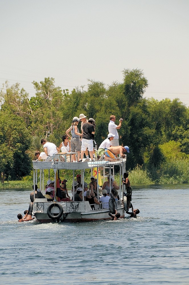 Turisti sul Nilo ad assuan