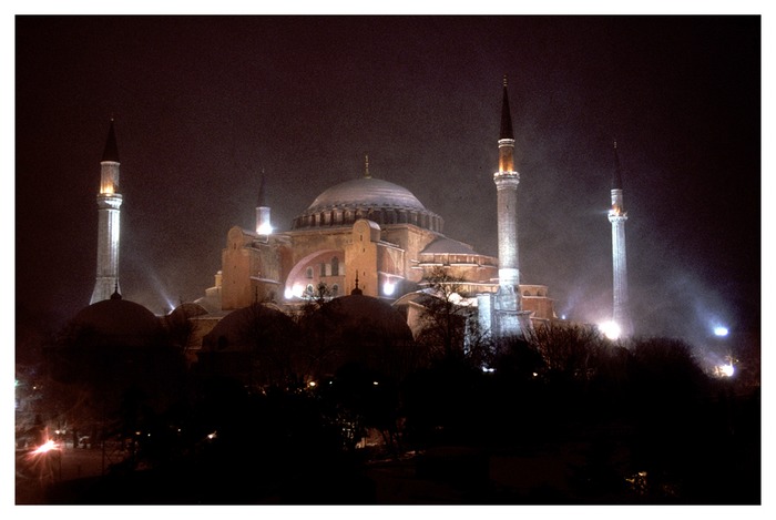 Turkey 2002 / Hagia Sophia in a Snowstorm