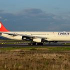 Turkish Airlines A340 in Frankfurt