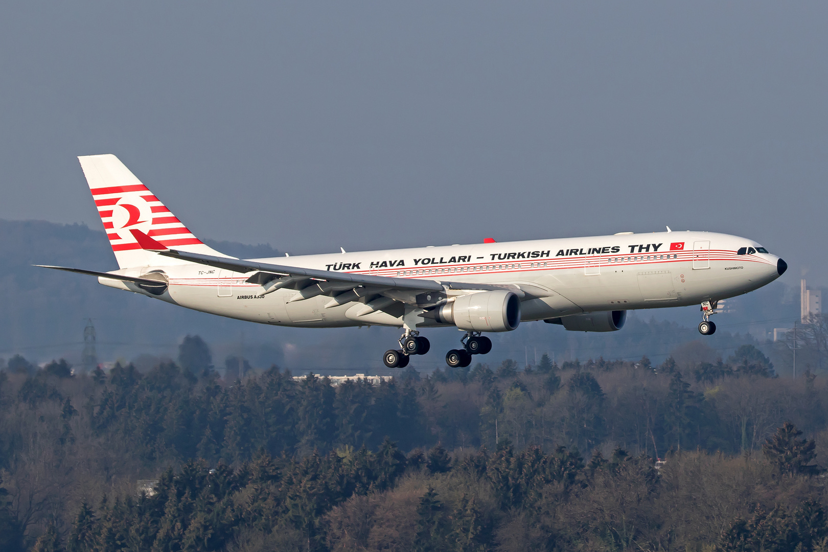 Turkish Airlines Airbus A330, TC-JNC, Retro Livery