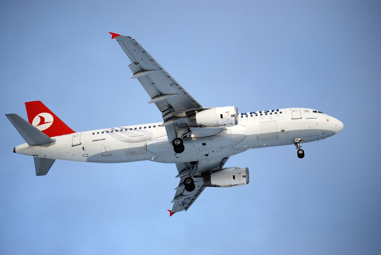 Turkish Airlines im Anflug auf Köln-Bonn