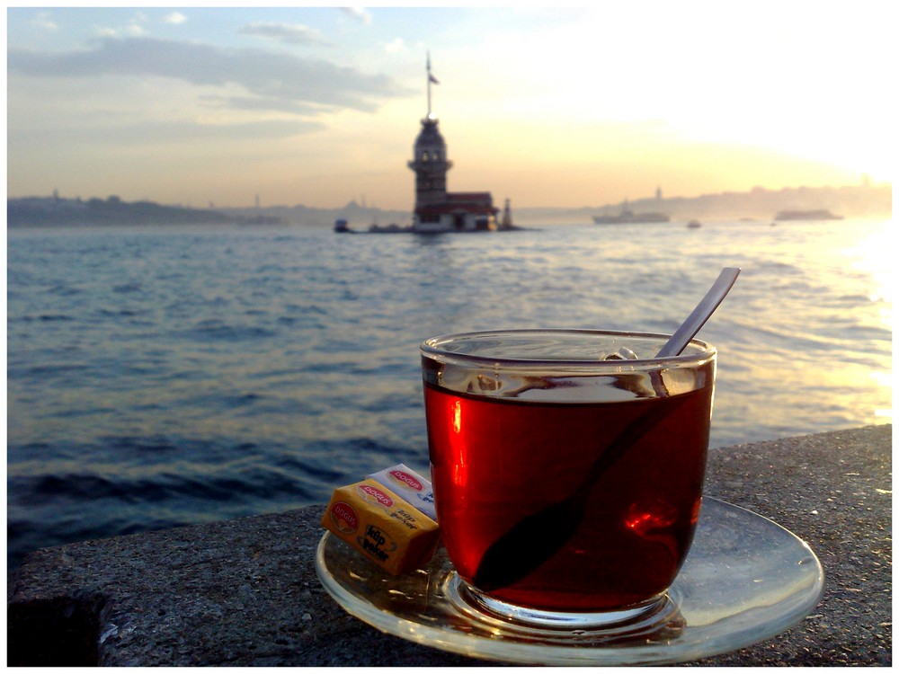 Turkish Tea and Maiden's Tower