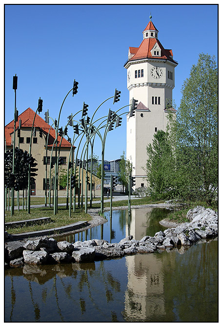 Turm am alten Gaswerk Gelände Moosach 3