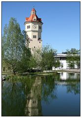 Turm am alten Gaswerk Gelände Moosach