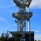 Turm auf der Tafelfichte,dem zweithöchsten Berg des Isergebirges