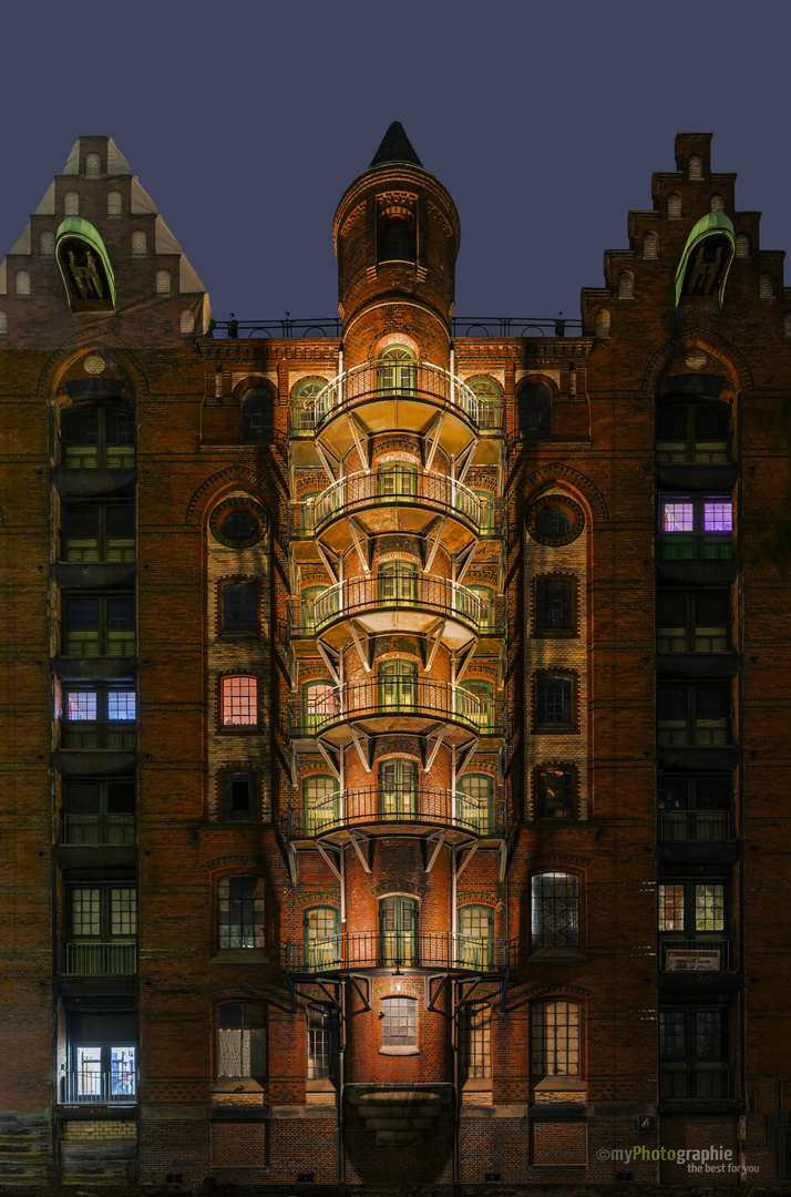 Turm Block U in der Speicherstadt