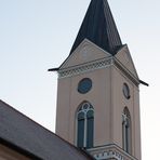 Turm der Dorfkirche in Rieben