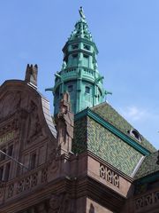 Turm des alten Stahlhofes Düsseldorf