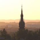 Turm im Abendlicht.